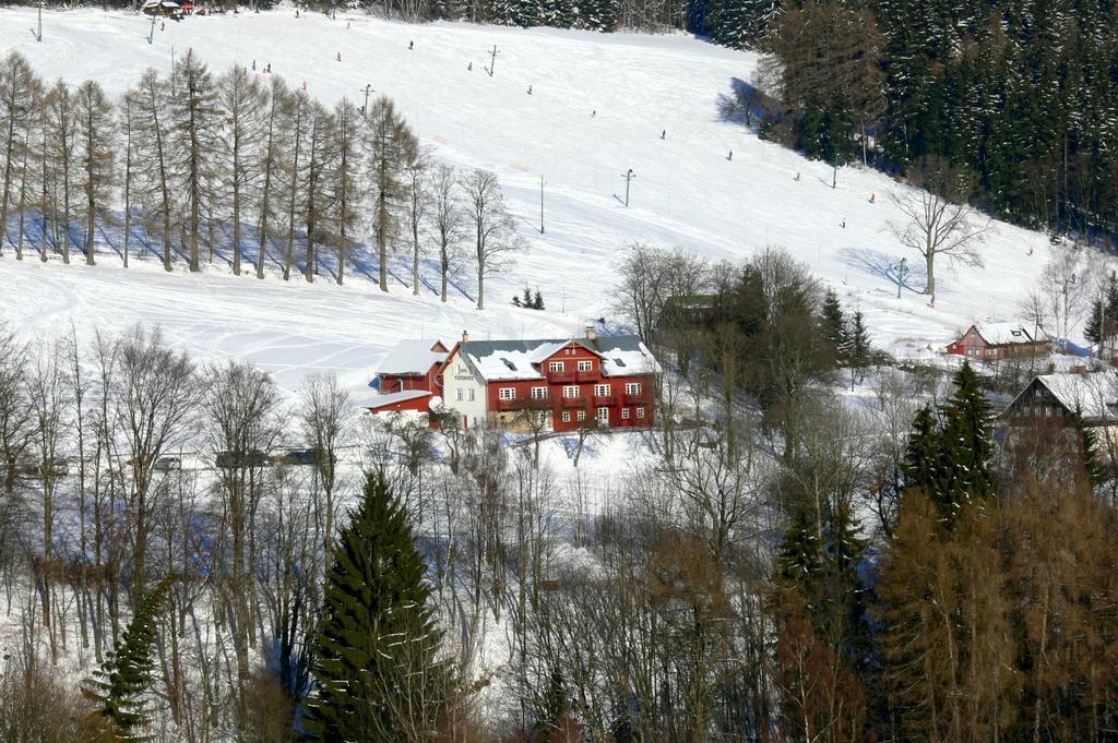 Hotel Vecernice Janske Lazne Exterior foto